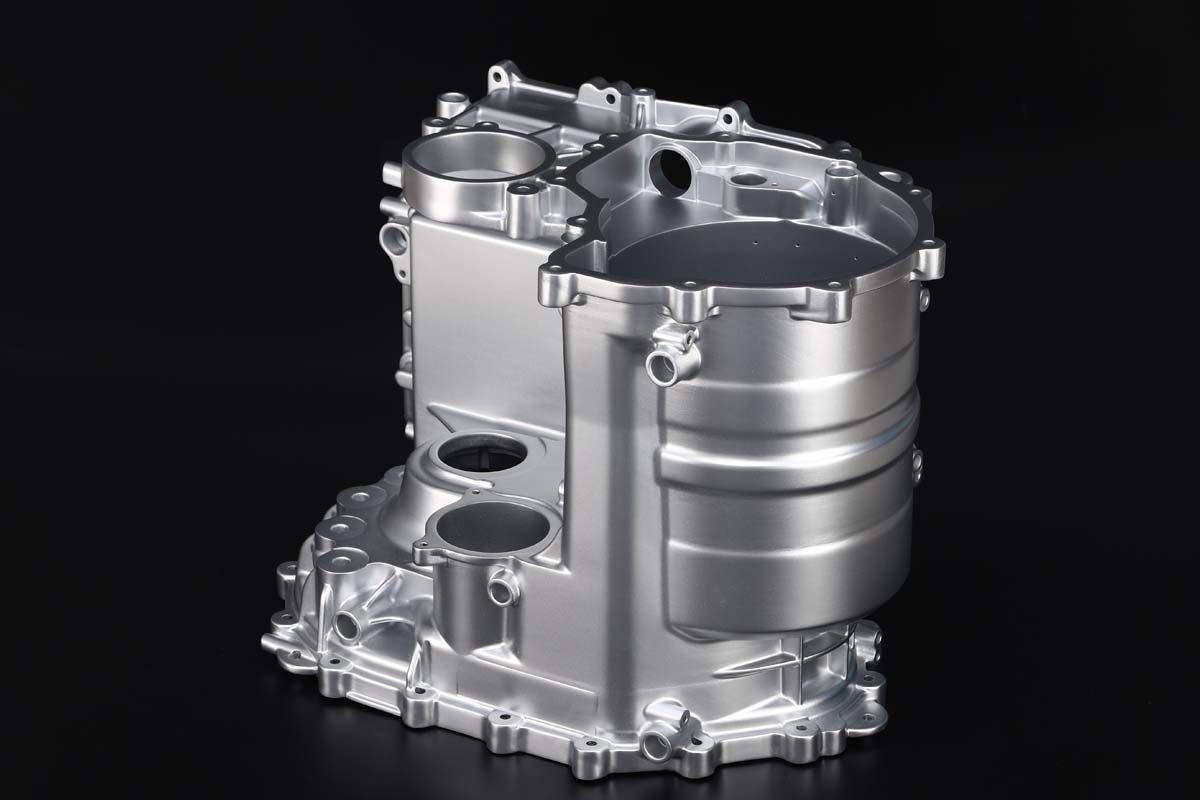 Engine housing from 5-axis machining processed by Bole