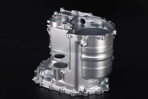 Engine housing manufactured through 5-axis machining at Bole Precision CNC Machining Shop.